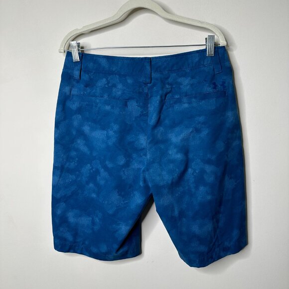 Under Armour Blue HeatGear Camo Shorts Men's 32 - Picture 2 of 5